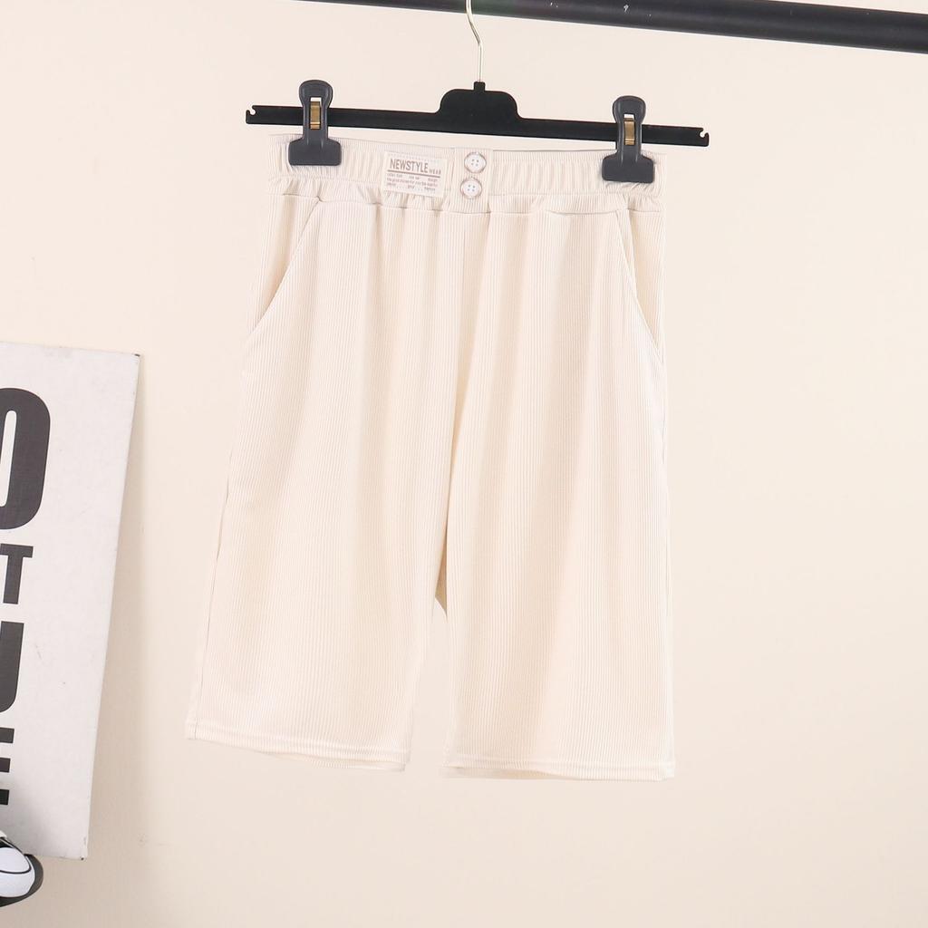 Shorts Women's Summer Loose New Drape High Waist Thin Thin Casual Wide Leg Five-point Pants