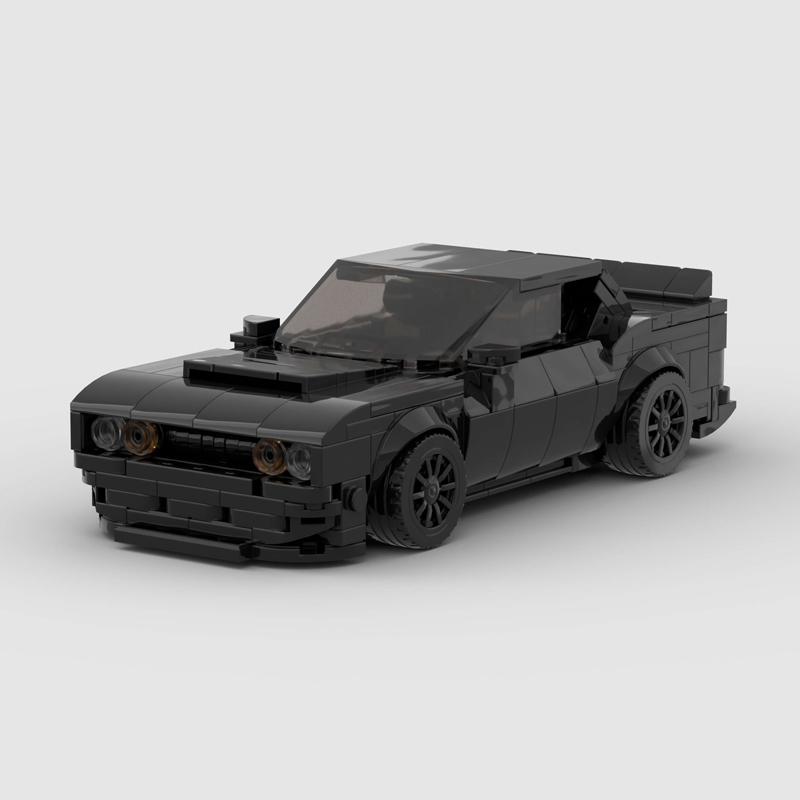 Challenger MOC Modello City Car Racer Classica Supercar Blocchi da Costruzione Mattoncino Sportiva Corse Tecnica Giocattoli per Bambini Regalo
