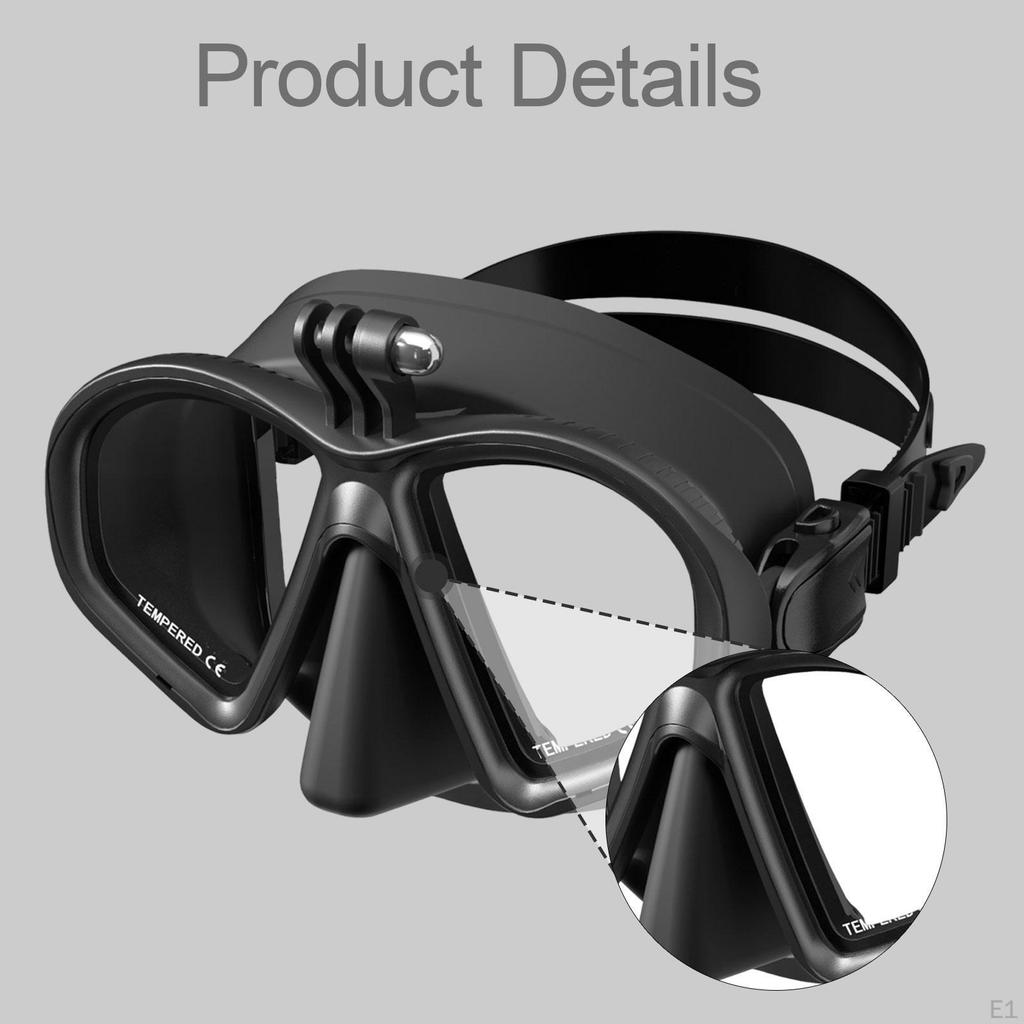 Adjustable Snorkel Gear with Diving Glasses for Aquatic Sports
