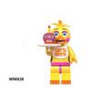 8Pcs FNAF Action Figure Toys At Five Nights Ornaments Assembled Toy DIY Model Game Peripheral Childrens Birthday Lovely Gifts