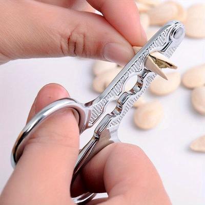 Nut Cracker Creative Home Tool Kitchen Gadget Accessories Multifunction Stainless Steel Sunflower Melon Seed Plier