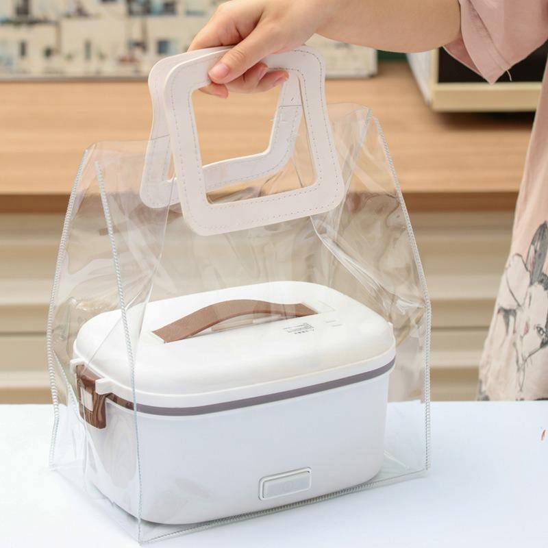 Electric Lunch Box Portable Mini Rice Cooker with Plug-in Heating and Insulation Winter Essential