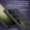 Metal Strong Magnetic Absorption Case For Samsung S24 Ultra S23 + S23 Plus S24 + Galaxy S24 Frosted Car Holder Protection Cover