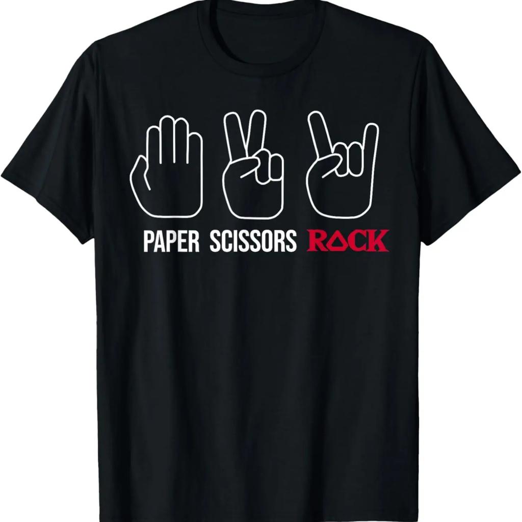 Funny Paper Scissors Rock T-Shirt