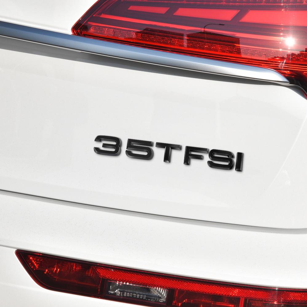 ABS Car Tail Badge Sticker Rear Trunk Emblem Decoration Decal For hot 30TFSI 35TFSI 40TFSI 45TFSI 50TFSI 55TFSI 60TFSI Letter