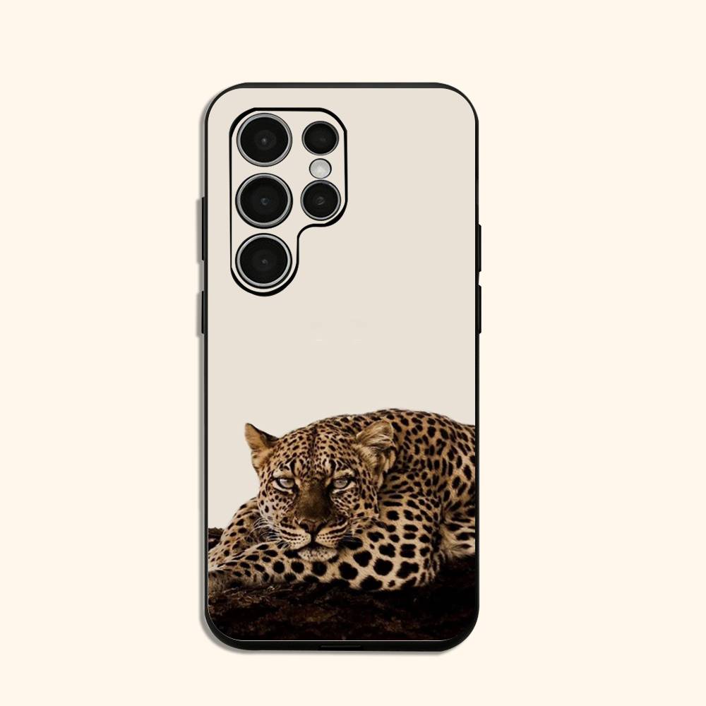 Lion & leopard Phone Case For Samsung Galaxy S 24,25,23,22,21,20 Plus Ultra 5G Lite Shockproof Cover