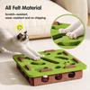 Cat Puzzle Toy Felt Puzzle Box Cat Exercise Toy With Ball Indoor Sports Entertainment Hunting Cat Toys For Indoor Cats