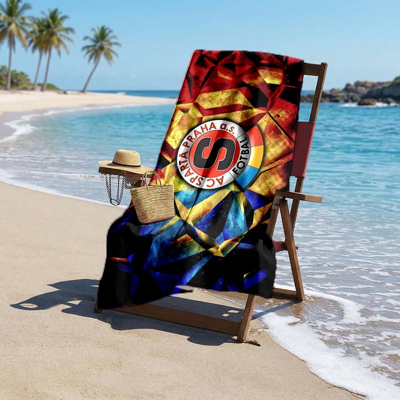 Ac Sparta Praha Fashion Beach Towel: Ideal for Summer Adventures Soft, absorbent and quick drying suitable for swimming and bathing