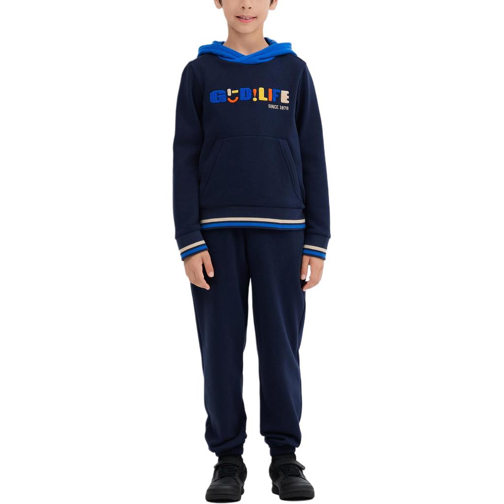 Decathlon 500 Comfortable and Warm Solid Colour Trousers Grey Blue Teen