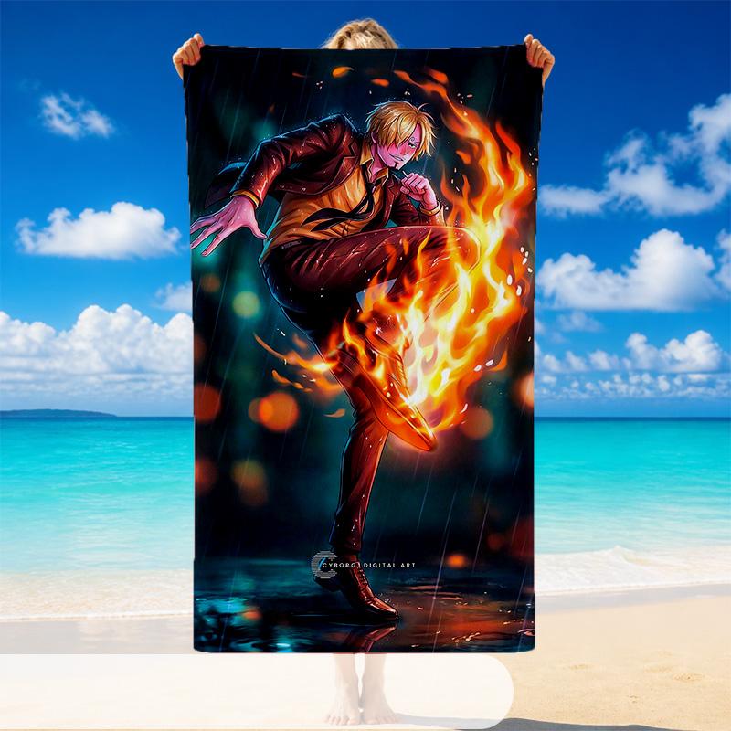 One Piece Beach Towel, Soft Large Absorbent Towel For Beach Swimming Pool Travel Vacation