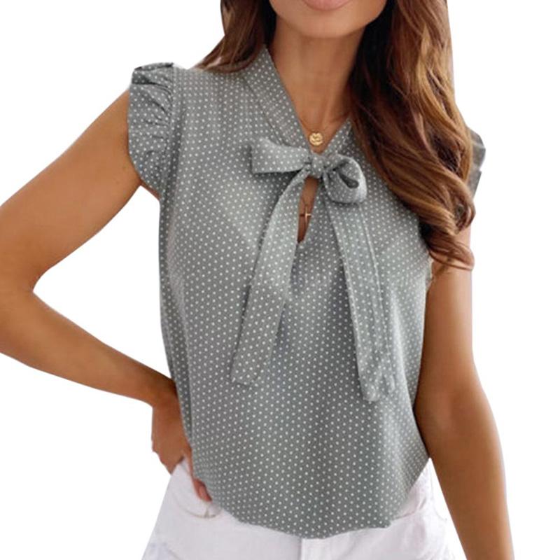 Sleeveless Blouse Women Tunic Tops Vintage Bow Neck Summer Tee Shirts Casual Loose Cotton Blusas Sleeveless Blouse Women Tunic Tops Vintage Bow Neck Summer Tee Shirts Casual Loose Cotton Blusas