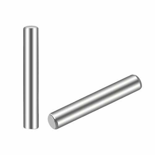 uxcell 2.5mm x 18mm Dowel Pins, 25 Pieces, Shelf Dowels, Parallel Pins, Shelf Brackets, 304 Stainless Steel, Cylindrical, Furniture Support, Joints, D