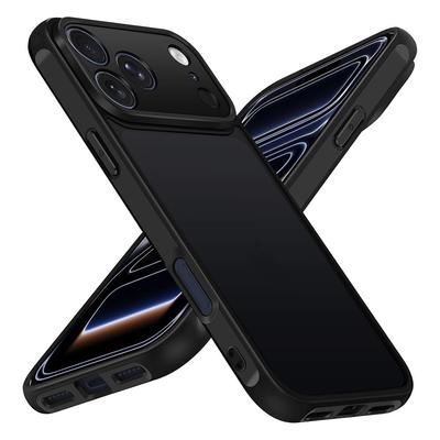 Pancéřové nárazuvzdorné pouzdro vojenské kvality pro iPhone 17 Air 16 16e 15 14 13 12 11 Pro Max Plus Hybridní pevný kryt Matný silikonový obal