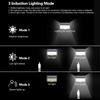 4PCS 468 LED Solar Motion Sensor Wall Lights Waterproof 3 Modes Security Solar Powered Lamp Outdoor Lighting for Garden Yard Path Garage