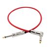 KM sound CANARE GS-6 Red Patch Cable with L-S Plug, Made in Japan (L-S 50cm)