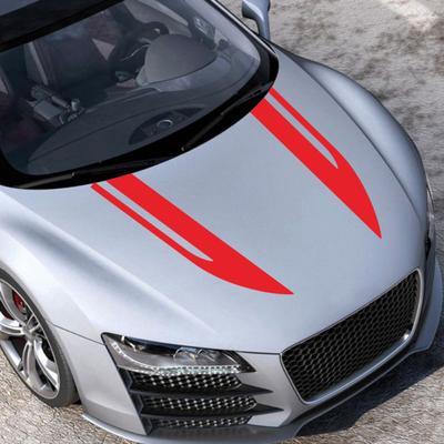 Lot de 2 autocollants en vinyle durables et exquis, couverture en vinyle à rayures écologiques