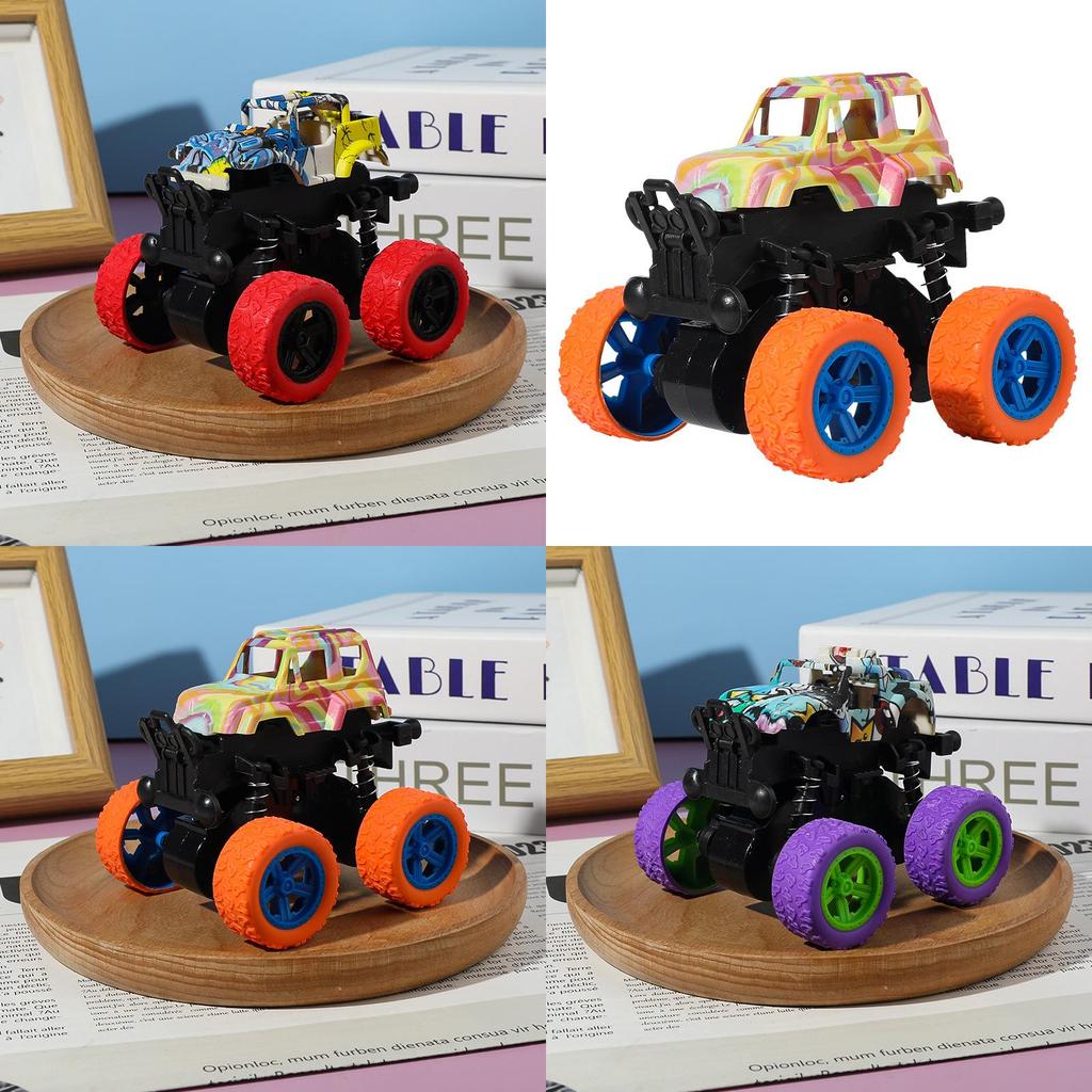 Inertia Offroad Car For Kids Durable Graffiti Kids Toy Vehicle For Boys And Girls