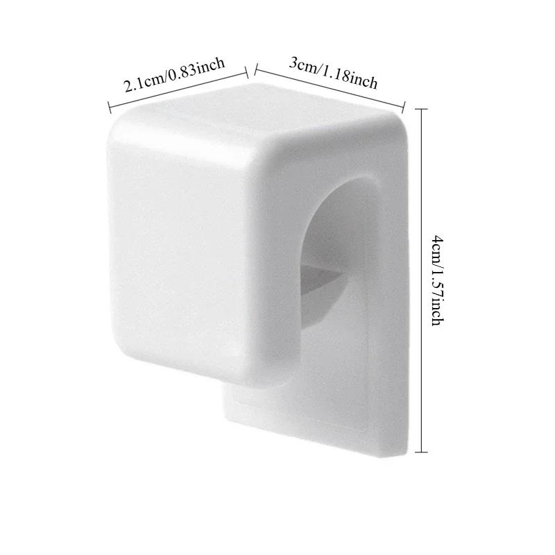 

Wall Mount Toothpaste Holder Bathroom Space-Saving Facial Cleanser Storage Clip Short Toothpaste Rack