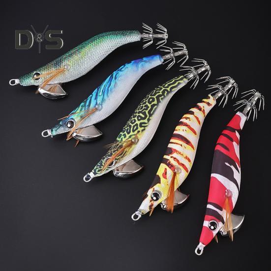 9 cm/7 g im Dunkeln leuchtender Garnelenköder mit Tintenfischhaken, realistischer bionischer Kunstköder, Salzwasser-Süßwasser-Barsch, Zander, Forelle, Angelzubehör