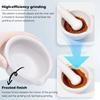 Non-Slip Base Mortar and Pestle Set Eco-Friendly Spice Grinder Ceramic Grinder  Kitchen Tool