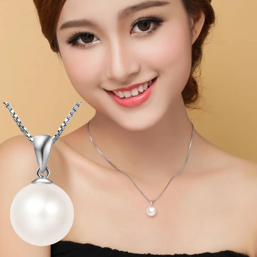 Korean Retro Ethnic Shell Pearl Pendant Necklace - Minimalist Women's Fashion Jewelry