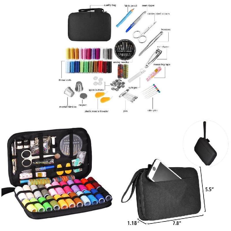Buy Mini Scissor Pcs Sewing Handcraft 98 Travel Tape Thread Kit Size ...