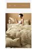 G5Z High Gram Milk Velvet Duvet Cover Set - Single Piece, Autumn/Winter, Thick & Warm with Pillow Covers.