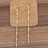 Creative Bamboo Branch Shape Hairpins Vintage Chinese Style Hair Sticks Punk Hair Clip Women Trendy Hair Pin Hair Accessories
