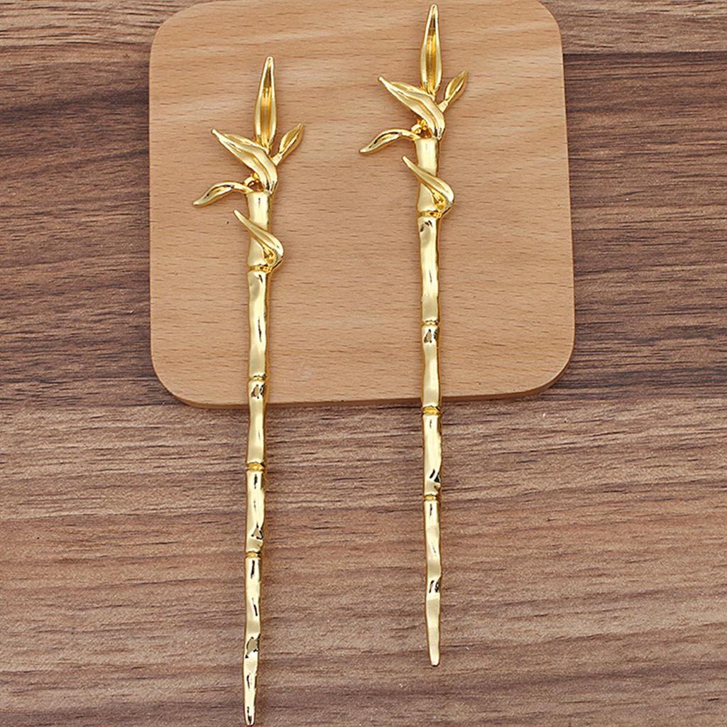 Creative Bamboo Branch Shape Hairpins Vintage Chinese Style Hair Sticks Punk Hair Clip Women Trendy Hair Pin Hair Accessories