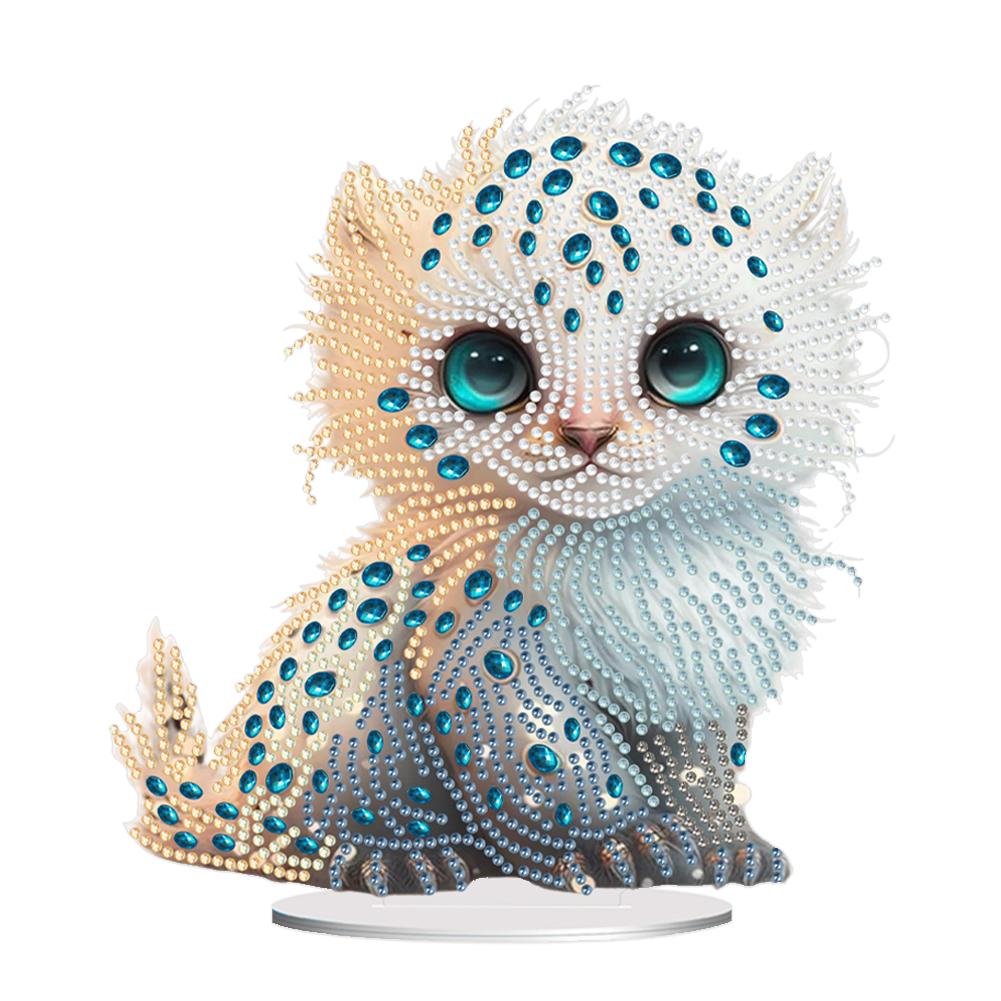 

Round+Special Shape Table Top Diamond Painting Ornament Kits Raccoon 5D DIY Diamond Art Tabletop Decorations for Adults Beginner