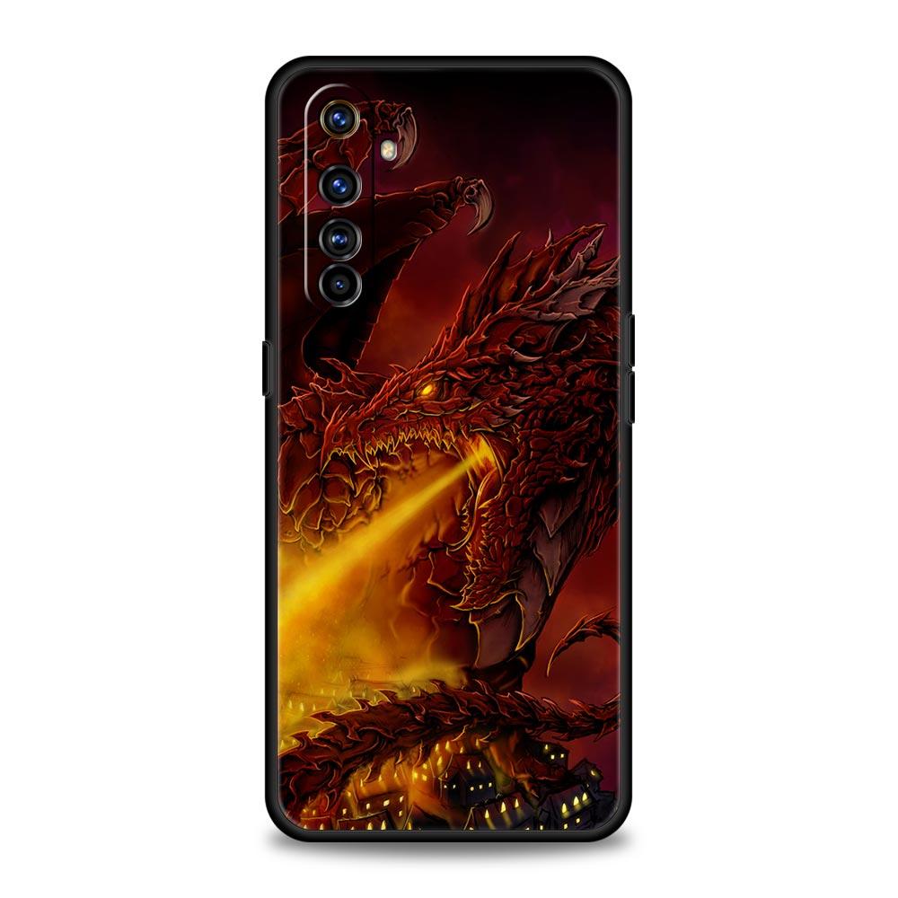 

Soft TPU Case For Realme C67 C63 C55 C53 C25 C21 10 11 12 13 GT 2 3 5 Pro Plus 5G Shockproof Phone Cover Dragon Fundas Capas Bag 13 Pro Plus