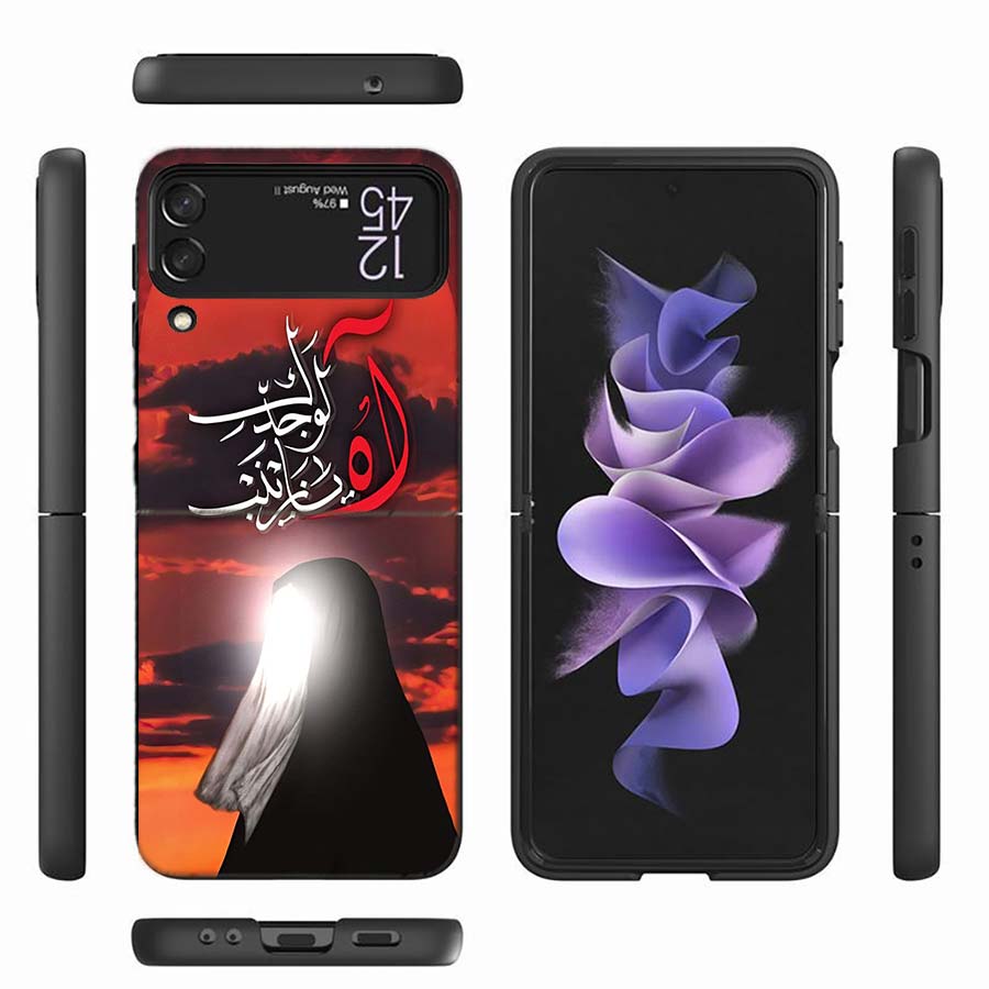 Ислам Шиитский Имам Али Хусейн Чехол для Телефона Для Samsung Z Flip 6 7 5G Z Flip 5 Galaxy Z Flip 3 4 5G ZFlip Ударопрочный Жесткий Чехол ТПУ P Galaxy Z Flip 3 5G