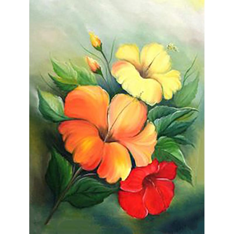 5D DIY Diamond Painting Flowers Rose Cross Stitch Kit Full Round Drill Embroidery Mosaic Wall Art Rhinestones Home Decor Gift