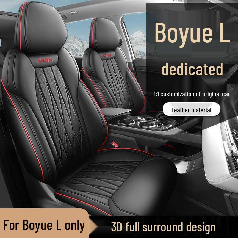 All-Season Seat Covers for 25 Geely Boyue L Models & Cushions for 24 Models - Complete Coverage