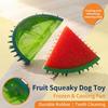 Pet Cooling Chew Toy Reusable Dog Cat Toy Teething Summer Cooling Pineapple Ice Frozen Fruit Shape Toys for Small Medium Dogs