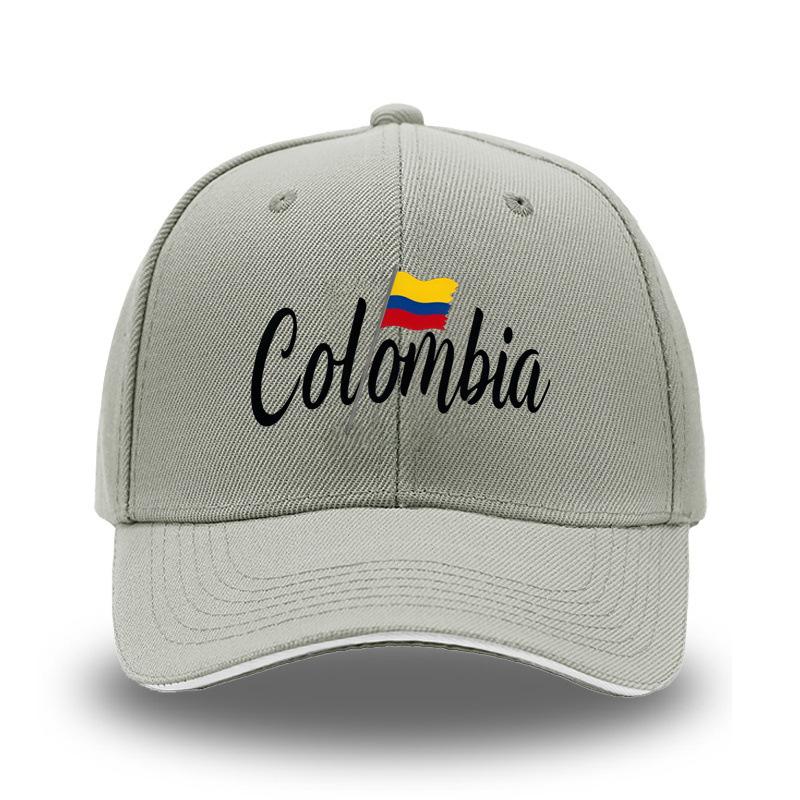 Sandwich Sandwich Print Colombia European American Hardtop Curved Along Baseball Hat Men's Outdoor Visor