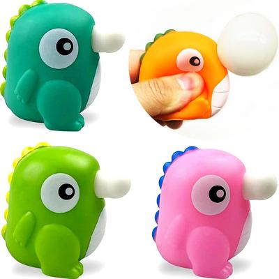 Squishes Giocattoli Squishy Pop It Bolla Dinosauro Bambino Rilassa Emozioni Giocattoli Decorazioni Cruscotto Regali Festa Dinosauro Bobber Giocattoli da Bagno (Confezione da 12 Dinosauri)