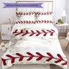 3pcs Baseball Bedding Set Duvet Cover Closure Includes 1 Duvet Cover & 2 Pillowcases, Soft and Comfortable for All Seasons.