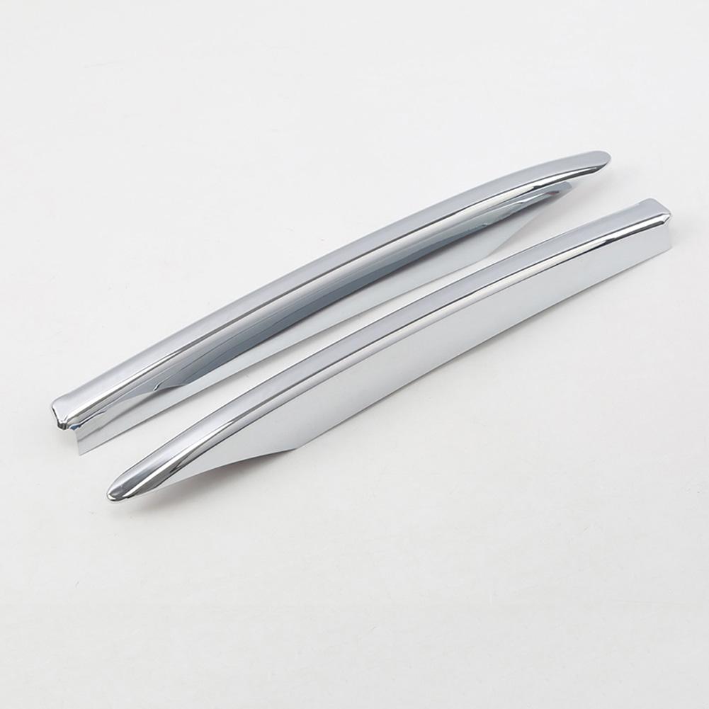 For Jaguar XE/XEL X760 2017 2018 2019 ABS Car Styling Accessories Front Fog Lamp Foglight Strips Trim Cover Decorative Sticker