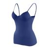 Women's Fashion Solid Color Camisole with Built-in Bra