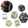 Acrylic Lover Dice Sexual Multiple Pose Dice Game Toy for Couple Valentine's Day Bachelor Party(6pcs Set )
