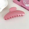 UXSL French Solid Color Temperament Semicircle Large Hair Claw Women Elegant Hair Clip Shark Clip Lady Barrette Hair Accessories