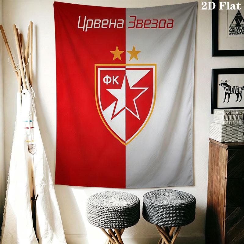 CZ Logo Wall Hanging Printed Fabric Blanket Decorative Tapestries for Bedroom Living Room Home Decor