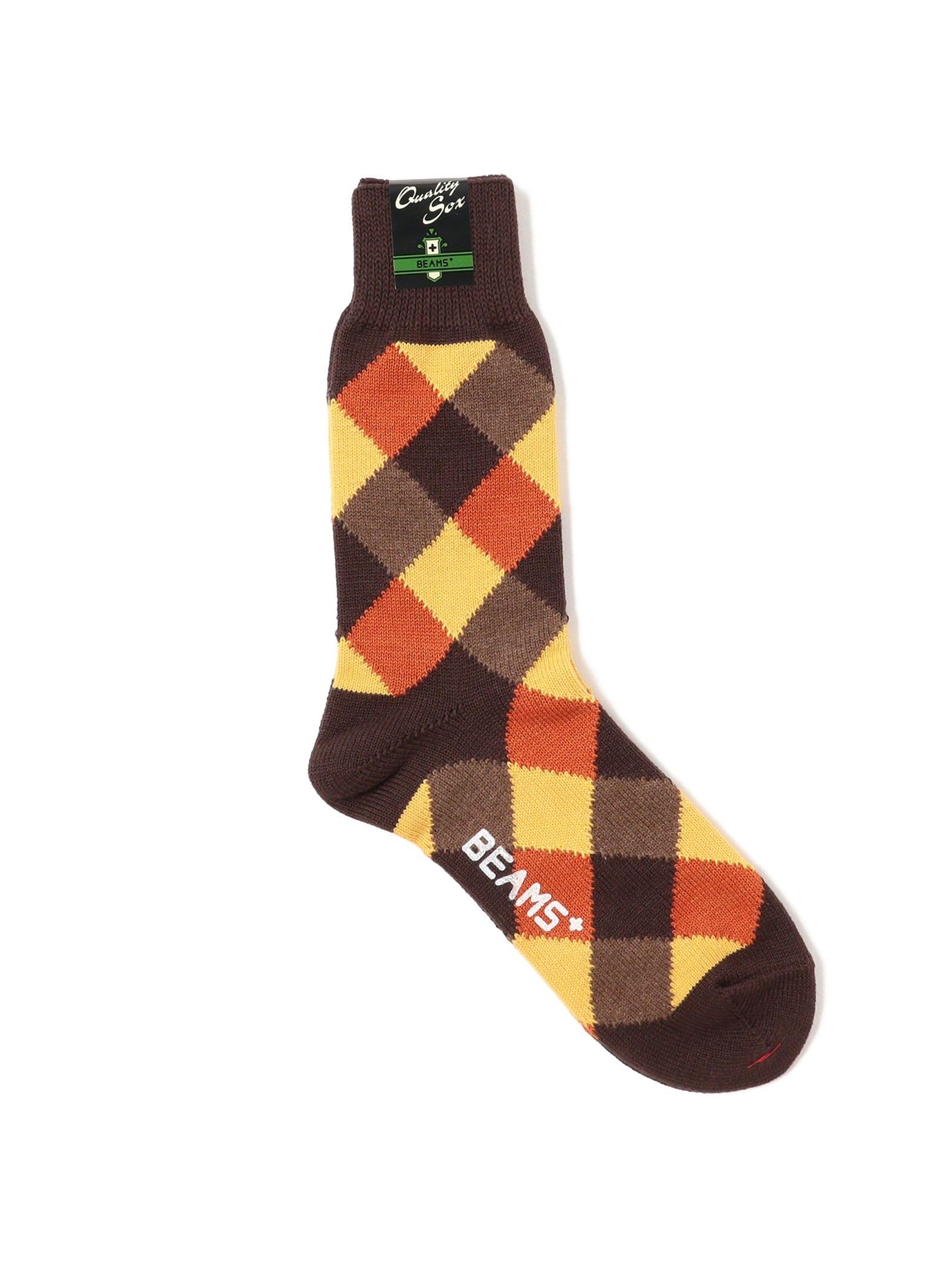 

Beams Plus Носки с ромбовидным узором Размер 38430020479 Мужские, Коричневый, 0,