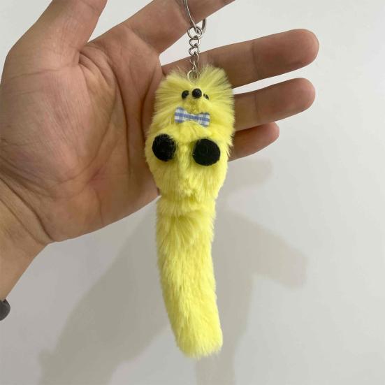 Keychain Pendant Plush Cartoon Bear Charm Key Chain Versatile Key Holder Backpack Car Key Accessories