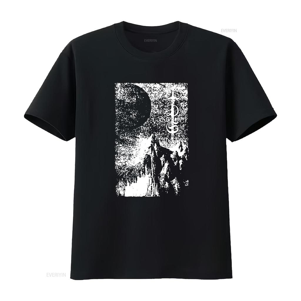 Depressive Silence Black Metal Dungeon Synth T Shirt for  vintage Washed Casual Stylish graphic designer clothes homme fashion