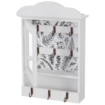 SCHLÜSSELSCHRANK weißer Organizer 3 HAKEN + 6 HAKEN