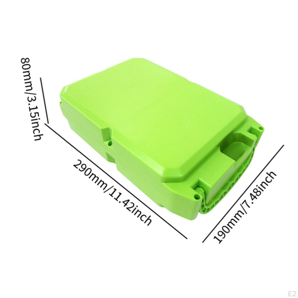 Battery Box Case DIY with Handle, 18650 Holder, Professional Outer Shell for Electric Garden Tool