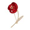 Crabapple Flower Brooch, Elegant Brooch Collar Pin, Garment Fixing Design Sense Pin