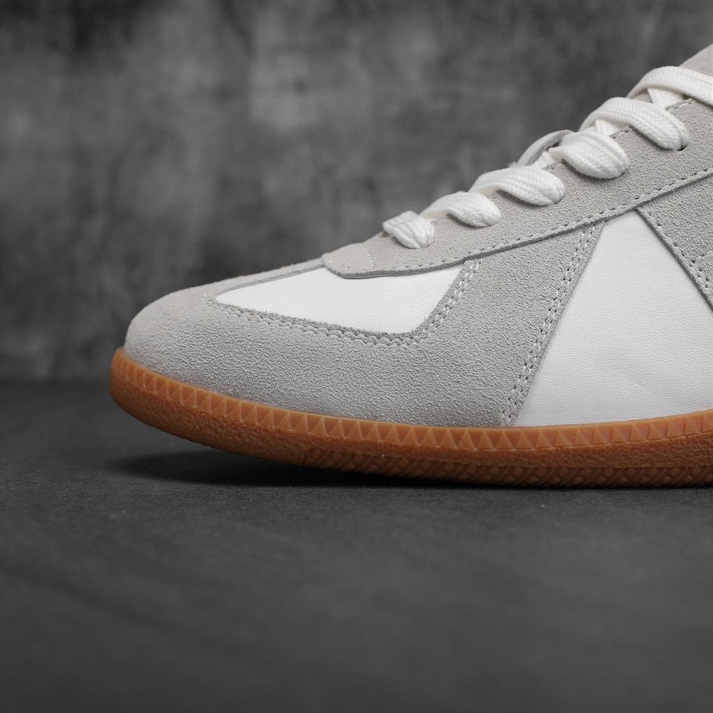 New German Training Men's Shoes Spring and Autumn Trends with Student Casual Board Shoes Men's Live Streaming Forrest Gump Shoes Men's White Shoes